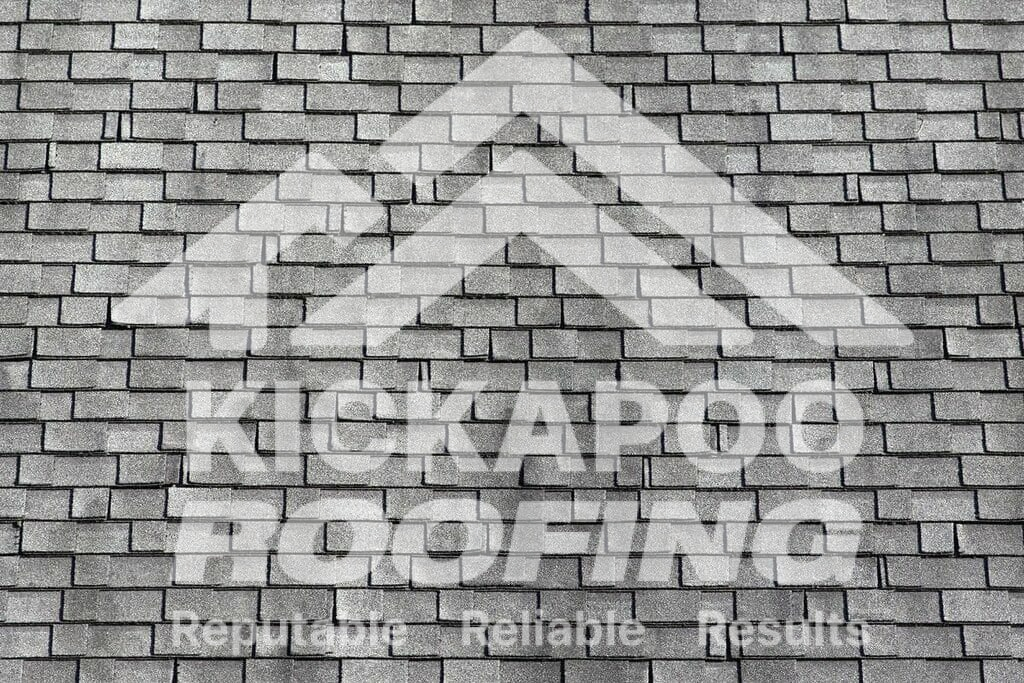 Bleach damage asphalt shingles