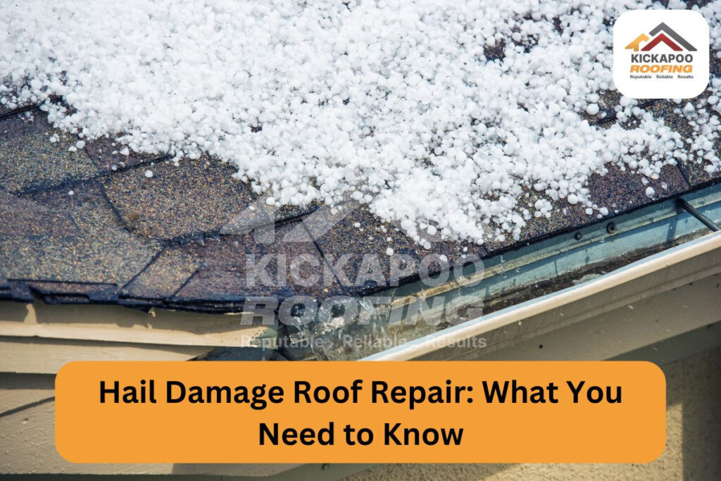 Hail damage roof repair