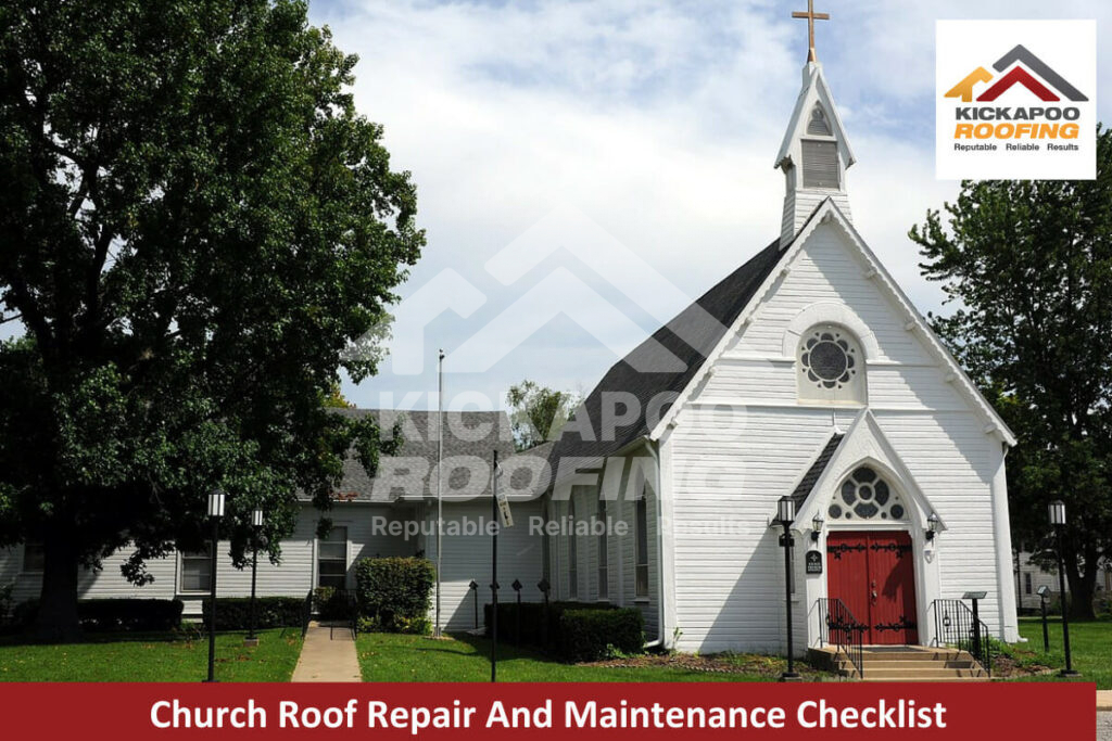 Church roof repair in tomah