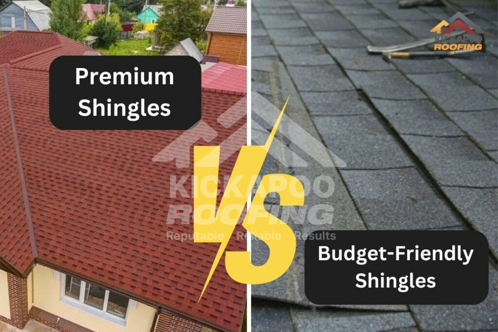 Budget-friendly vs. Premium shingles