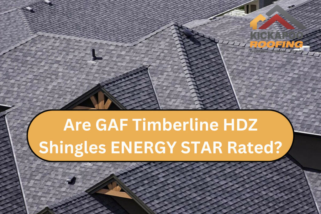 Are GAF Timberline HDZ Shingles ENERGY STAR Rated?