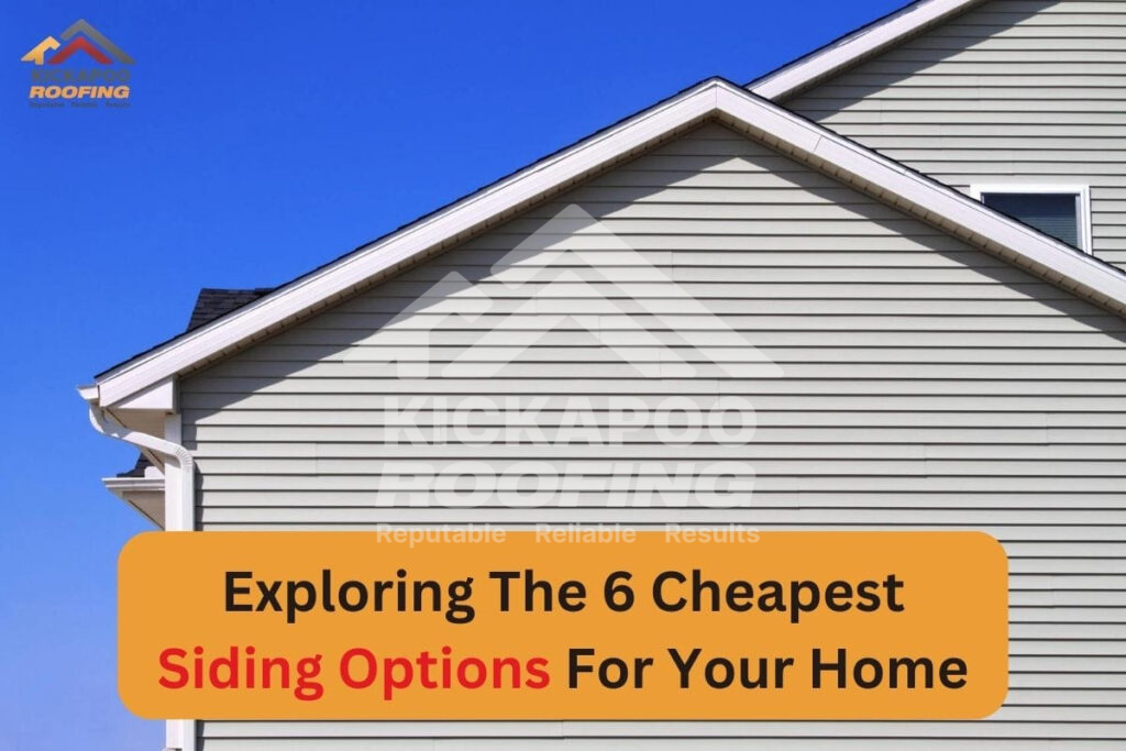 Cheapest siding for house