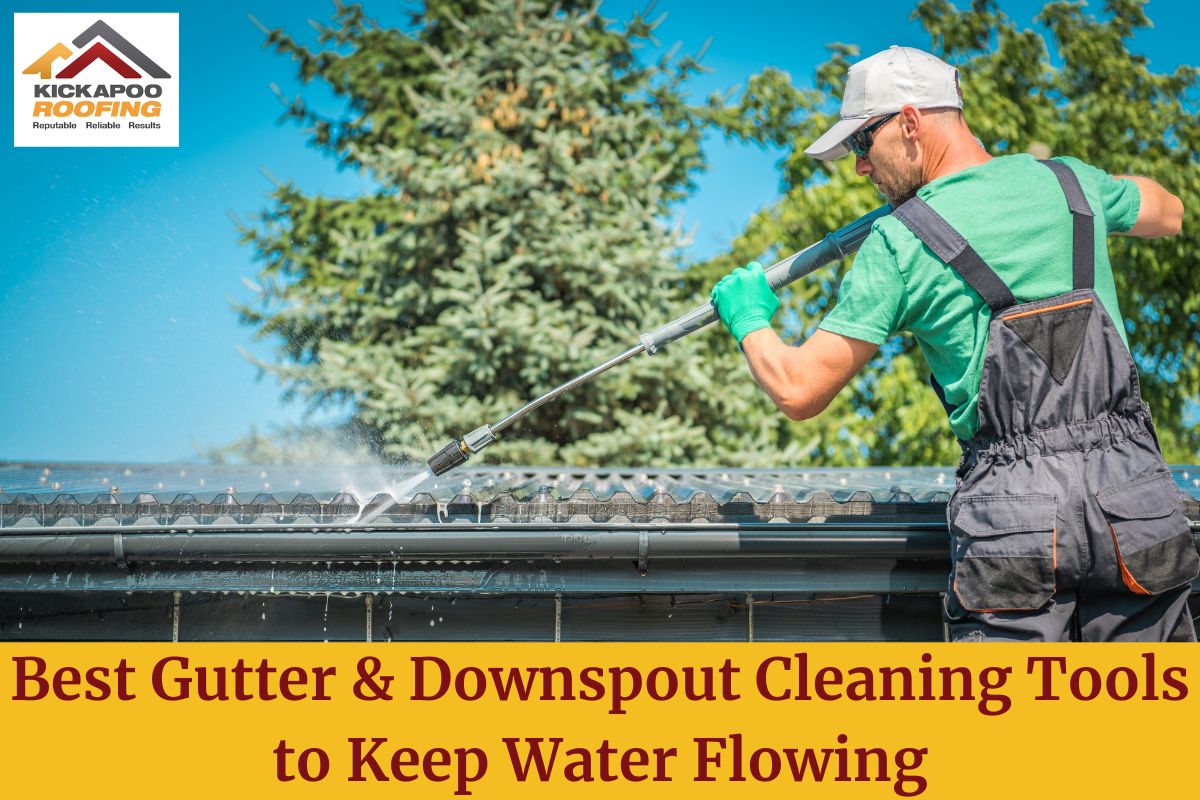 Best Gutter & Downspout Cleaning Tools to Keep Water Flowing