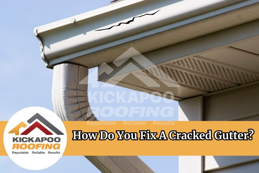 Cracked gutter repair​