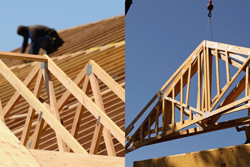 Parts Of A Roof: A Complete Guide (2025) Rafters and trusses