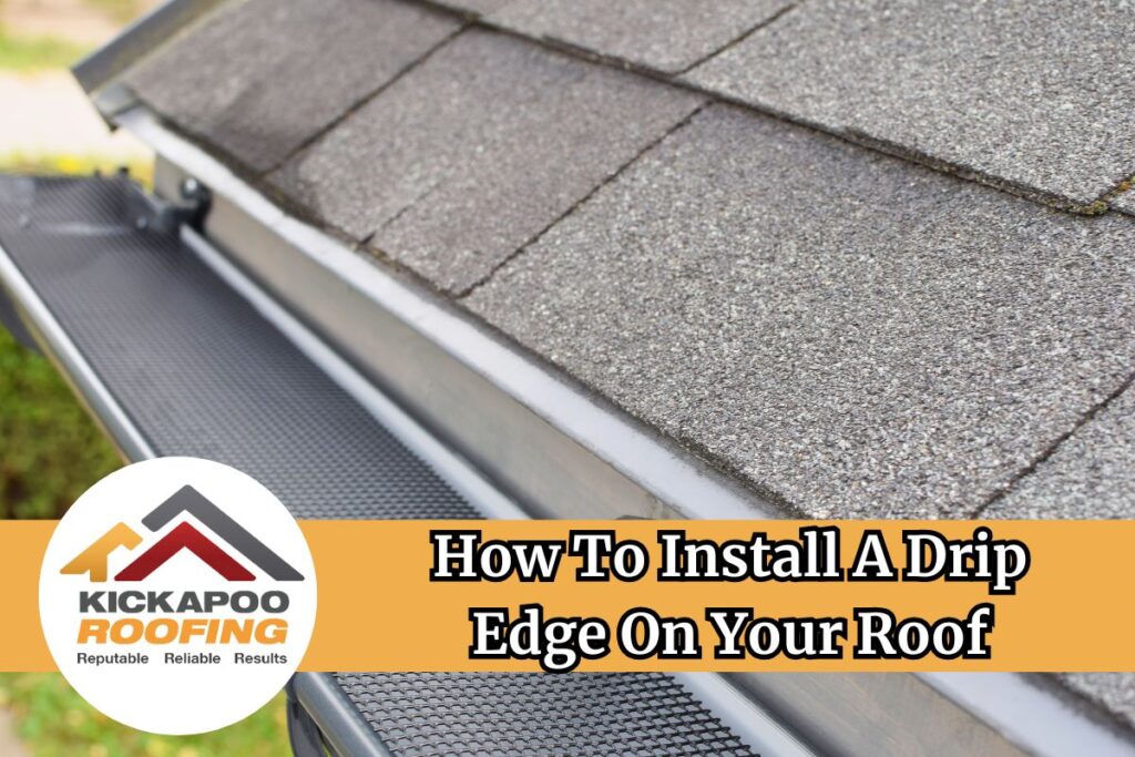 Drip edge installation