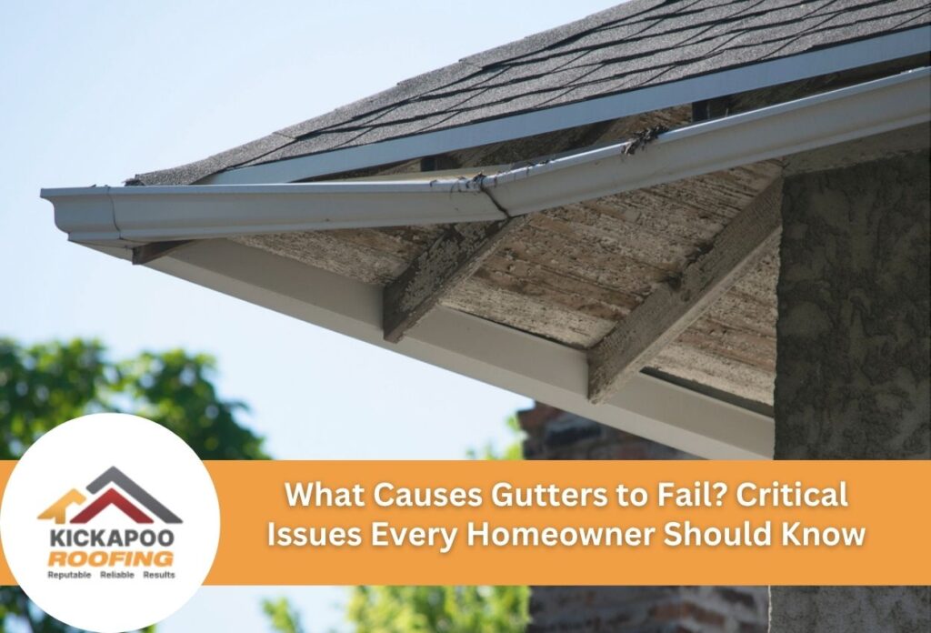 What causes gutters to fail? Critical issues every homeowner should know