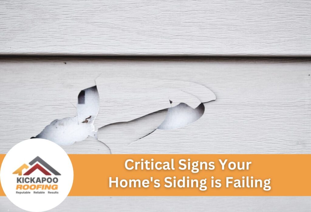 Critical signs your home's siding is failing